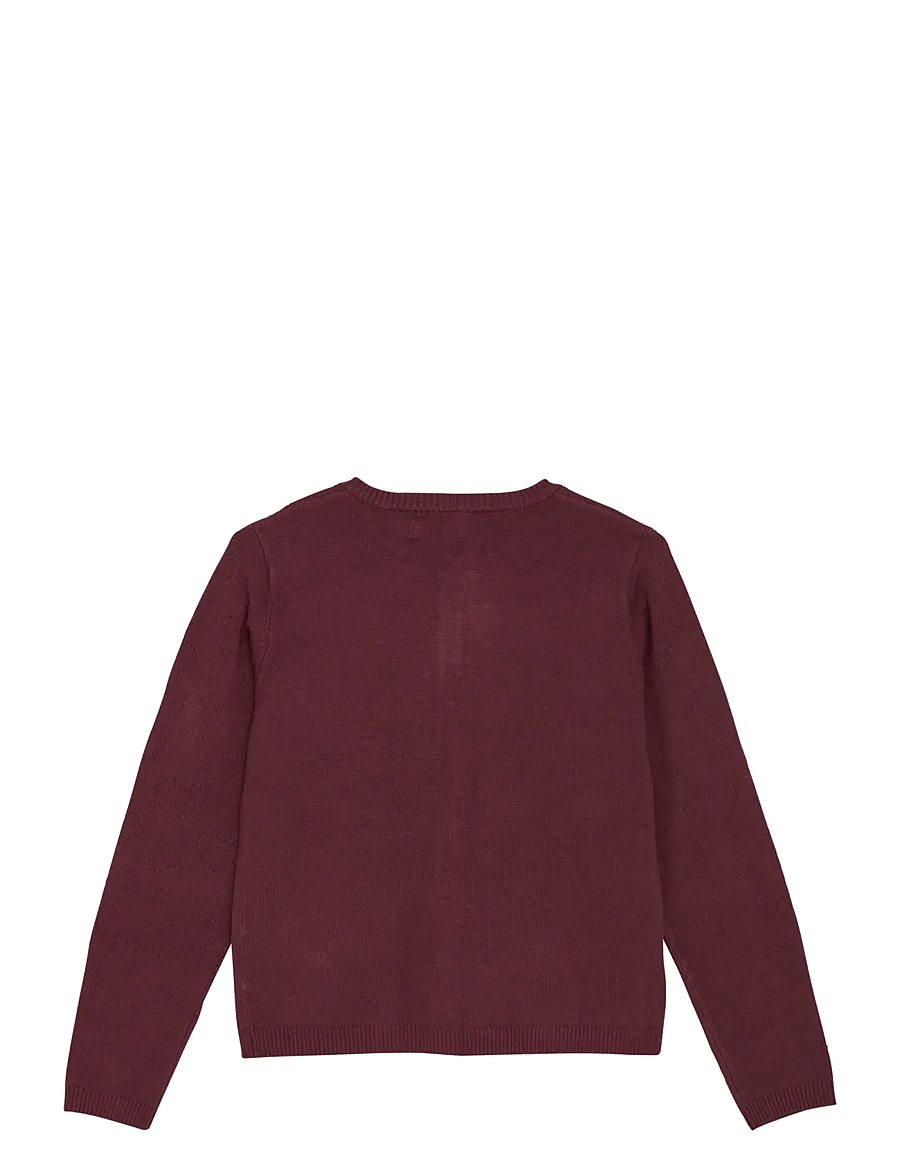 Creamie - Cardigan Pointelle - cardigans - vineyard wine - 2