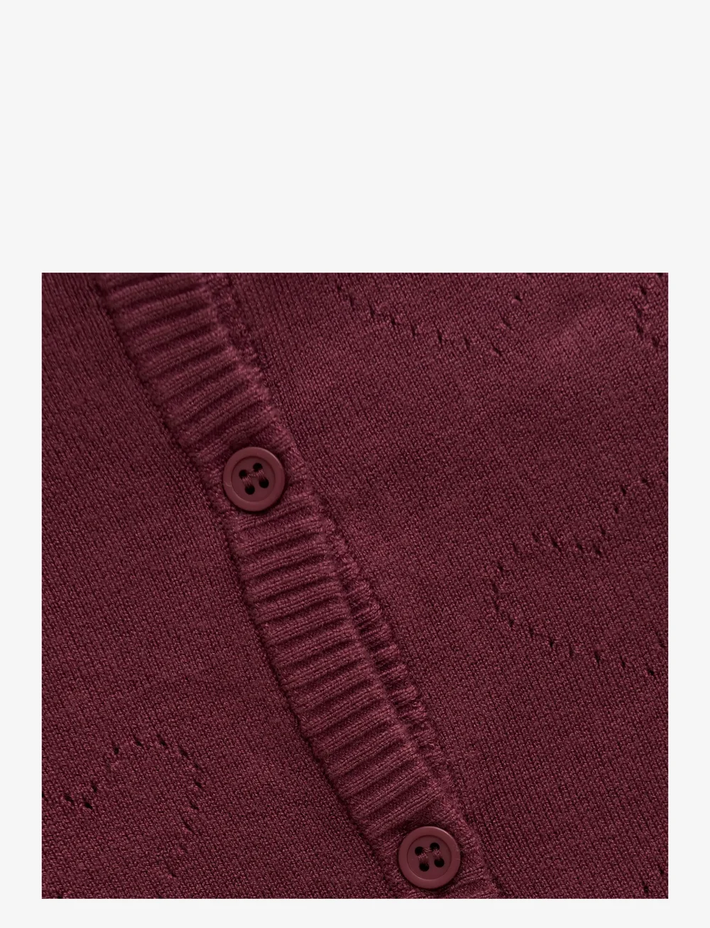 Creamie - Cardigan Pointelle - cardigans - vineyard wine - 3