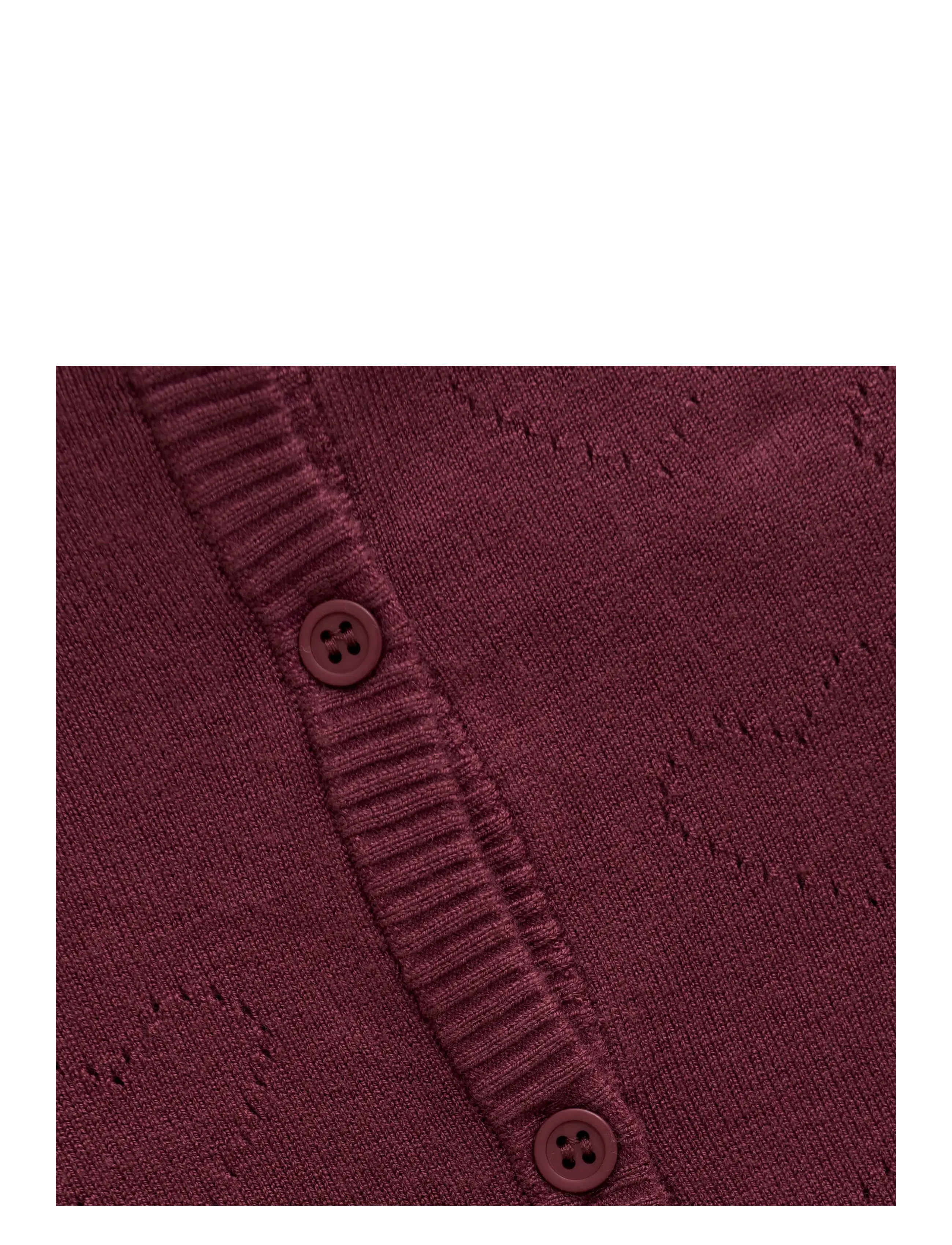 Creamie - Cardigan Pointelle - cardigans - vineyard wine - 3