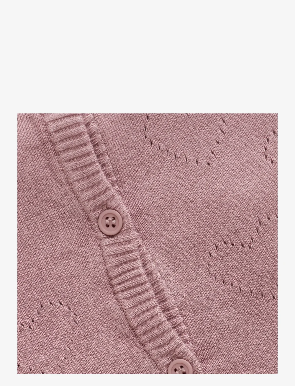 Creamie - Cardigan Pointelle - kardiganid - woodrose - 2