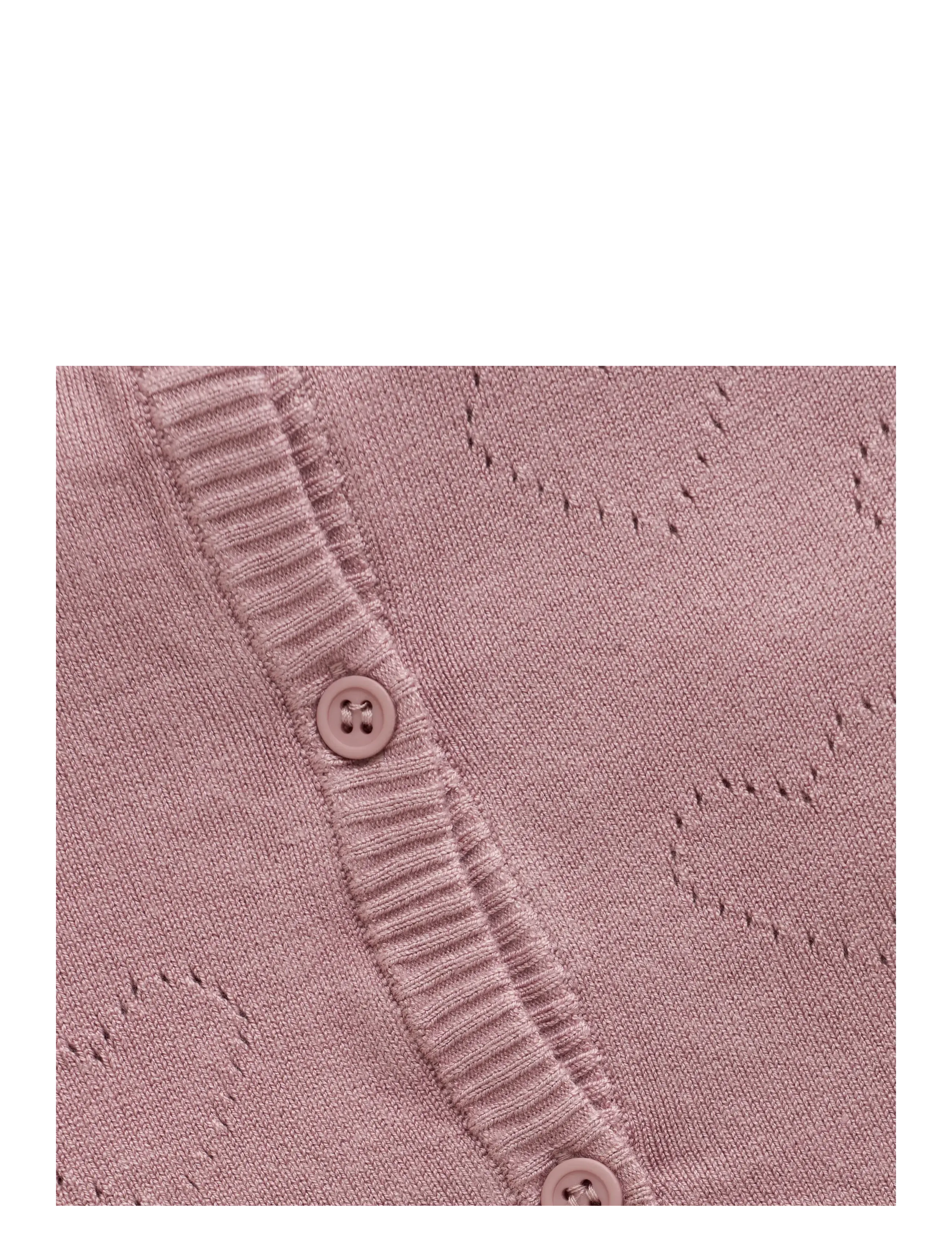 Creamie - Cardigan Pointelle - cardigans - woodrose - 2