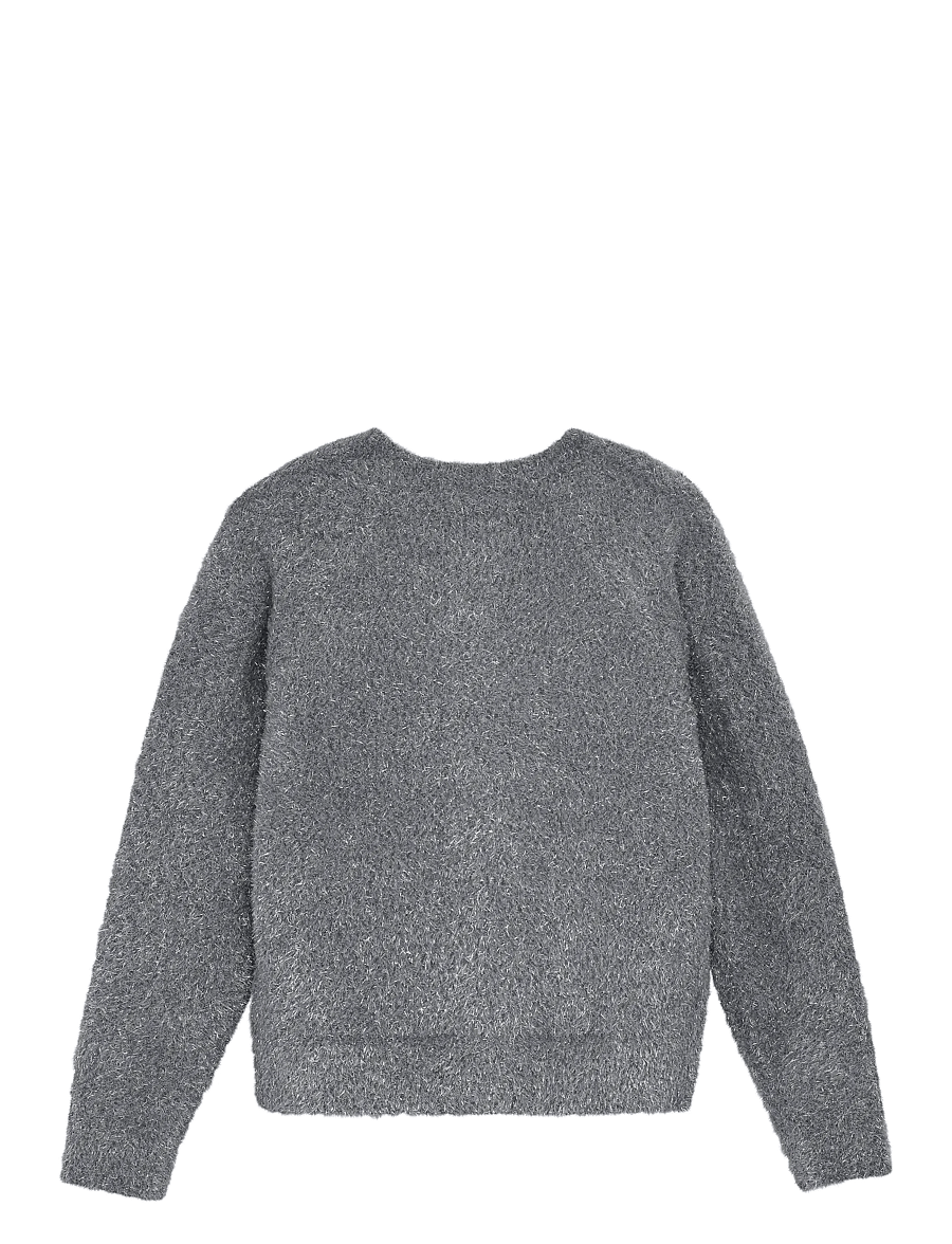 Creamie - Cardigan Knit Glitter - cardigans - iron gate - 2