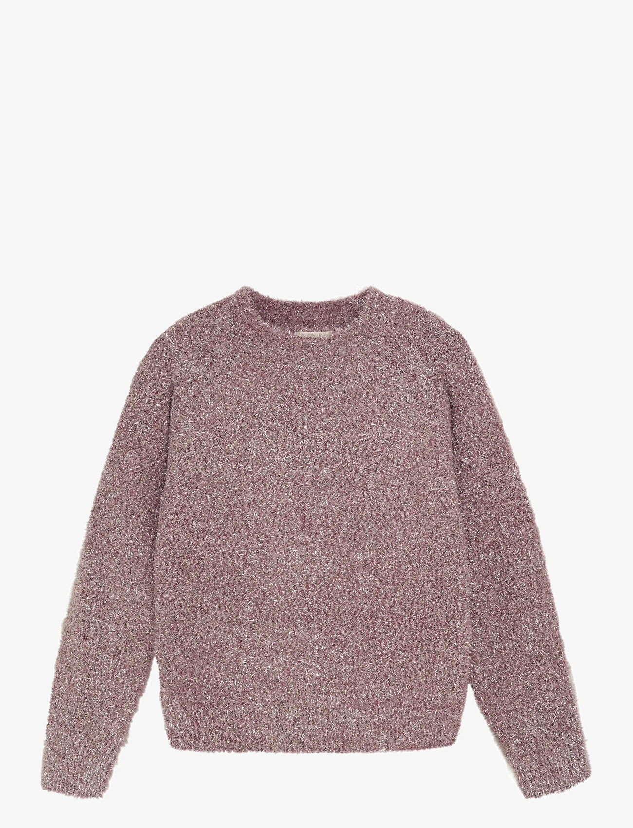 Creamie - Pullover Knit Glitter - efterårstøj - crushed berry - 1