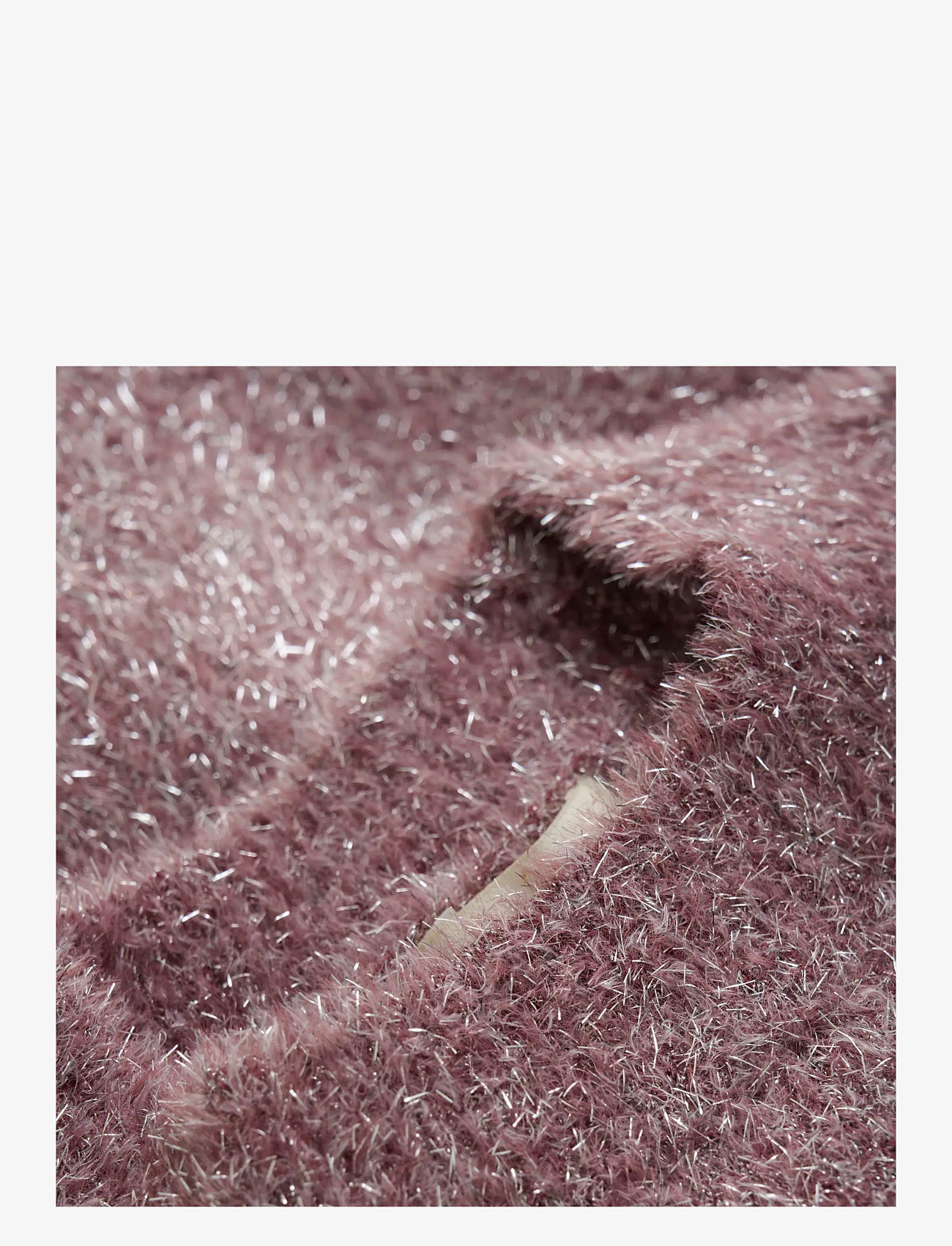 Creamie - Pullover Knit Glitter - efterårstøj - crushed berry - 3