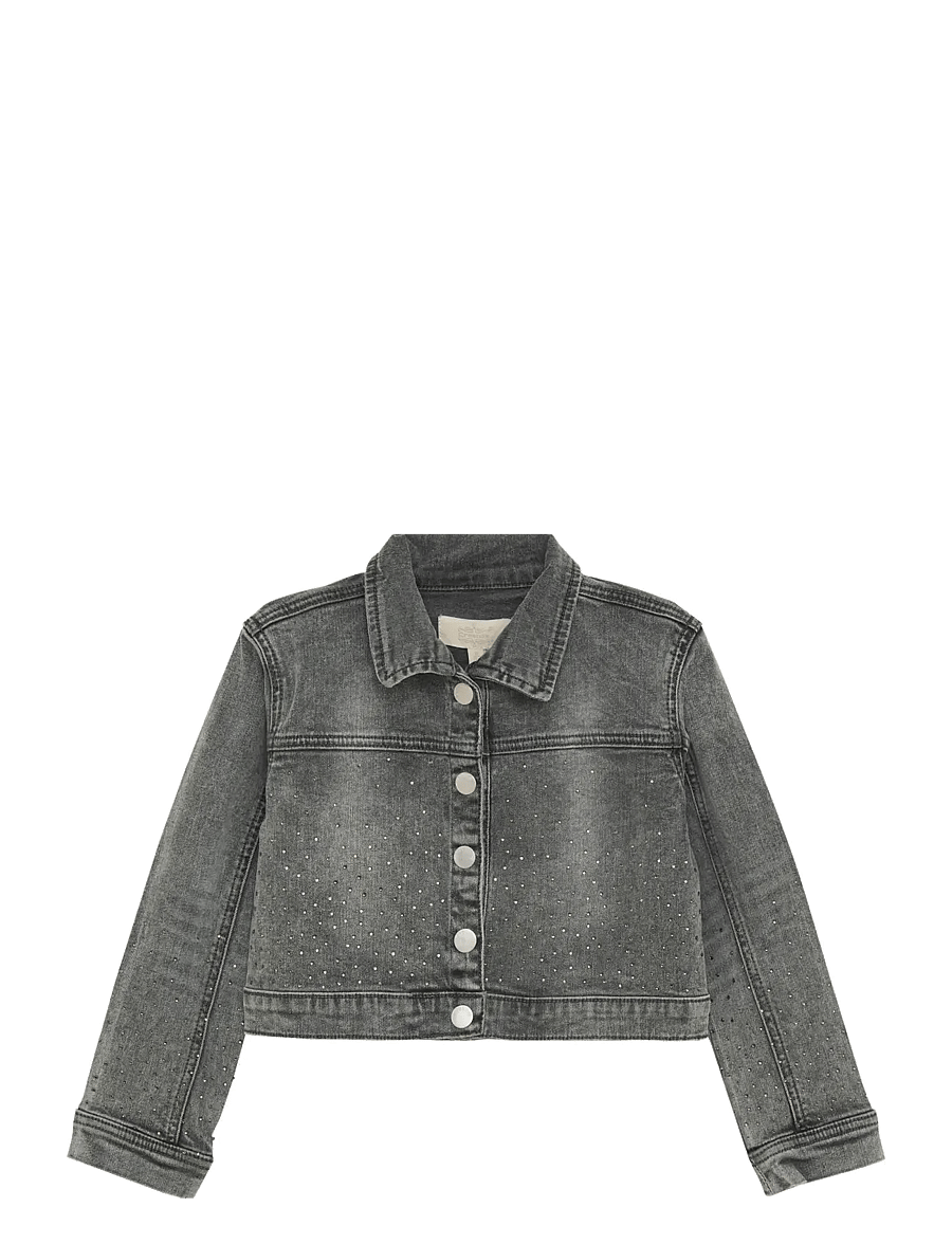 Creamie - Jacket Denim - teksa ja velvet - light grey denim - 1