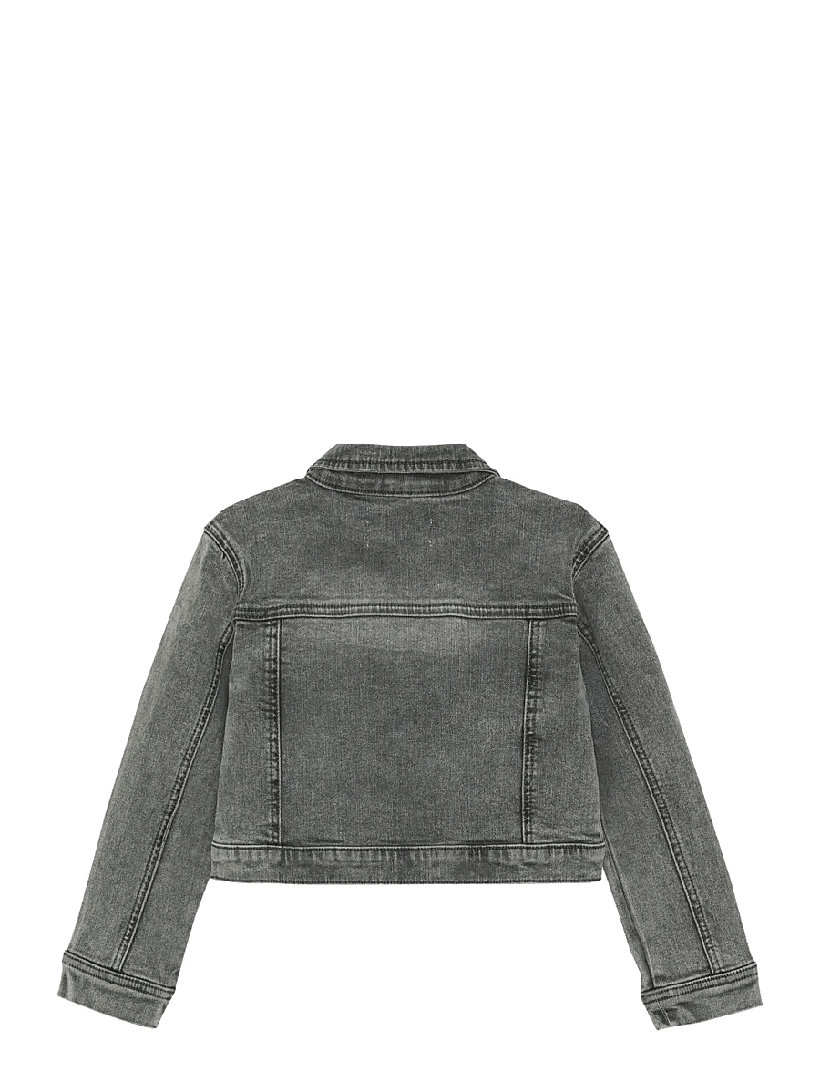 Creamie - Jacket Denim - teksa ja velvet - light grey denim - 2
