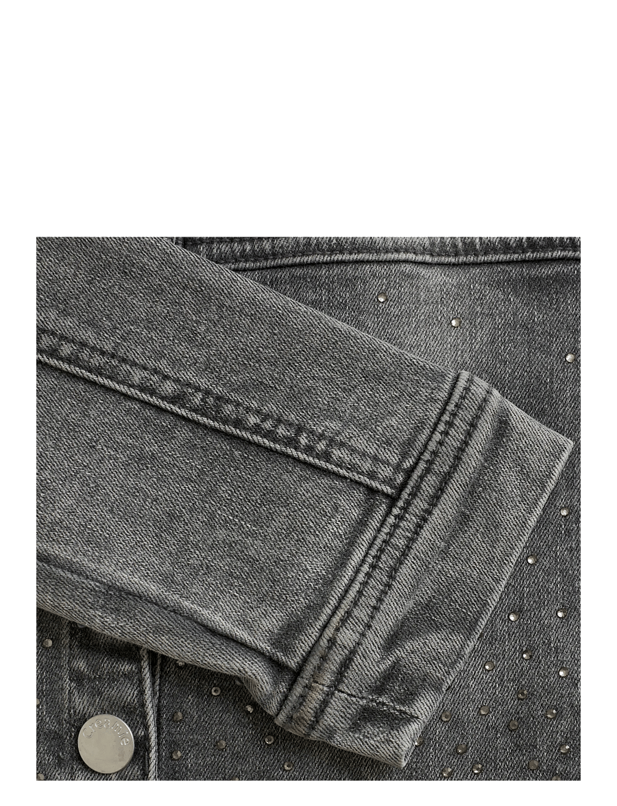 Creamie - Jacket Denim - teksa ja velvet - light grey denim - 3