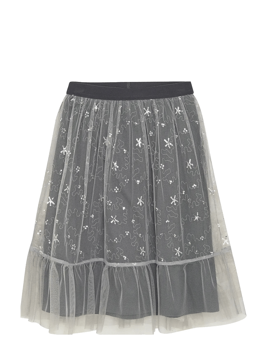 Creamie - Skirt Sequins Mesh - miniseelikud - wet weahter - 0