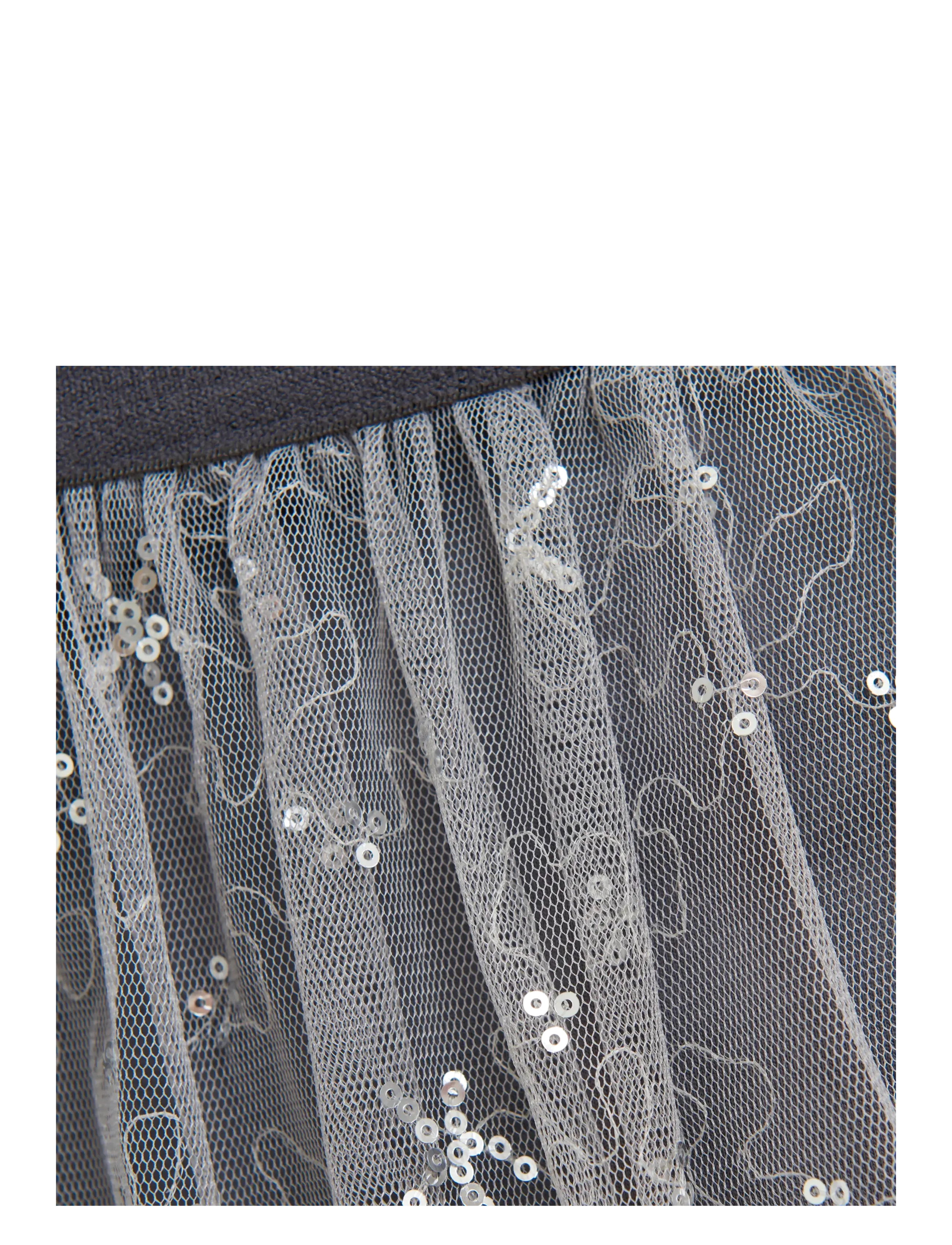 Creamie - Skirt Sequins Mesh - korte nederdele - wet weahter - 2