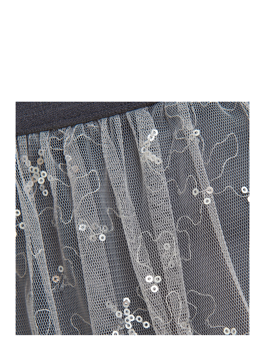 Creamie - Skirt Sequins Mesh - short skirts - wet weahter - 2