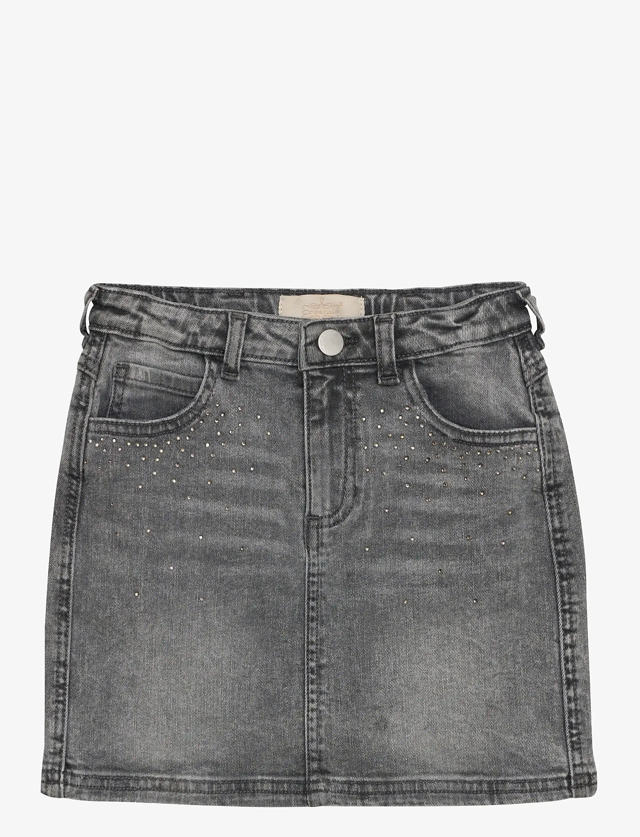 Creamie - Skirt Denim - korte nederdele - light grey denim - 1