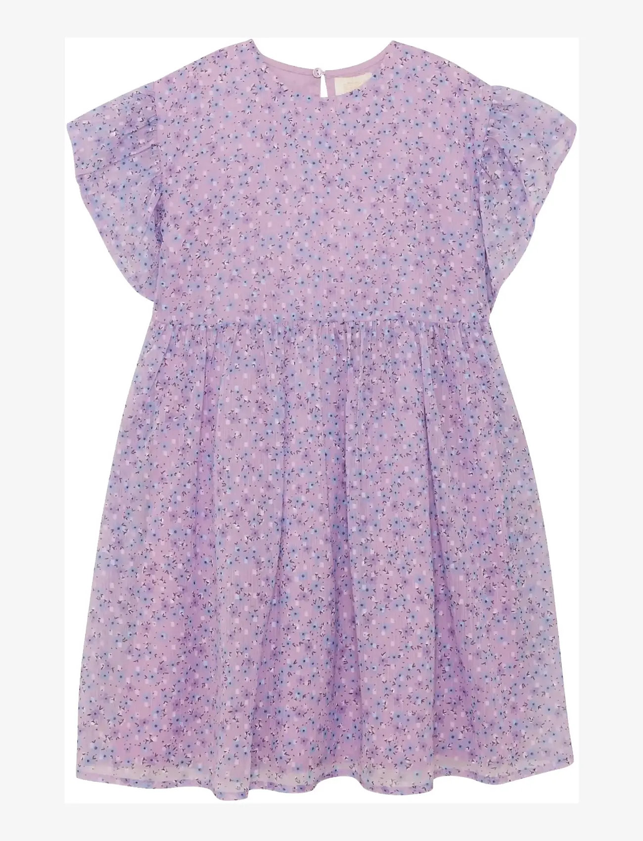 Creamie - Dress Flower Dobby - kurzärmelige freizeitkleider - lavender frost - 0