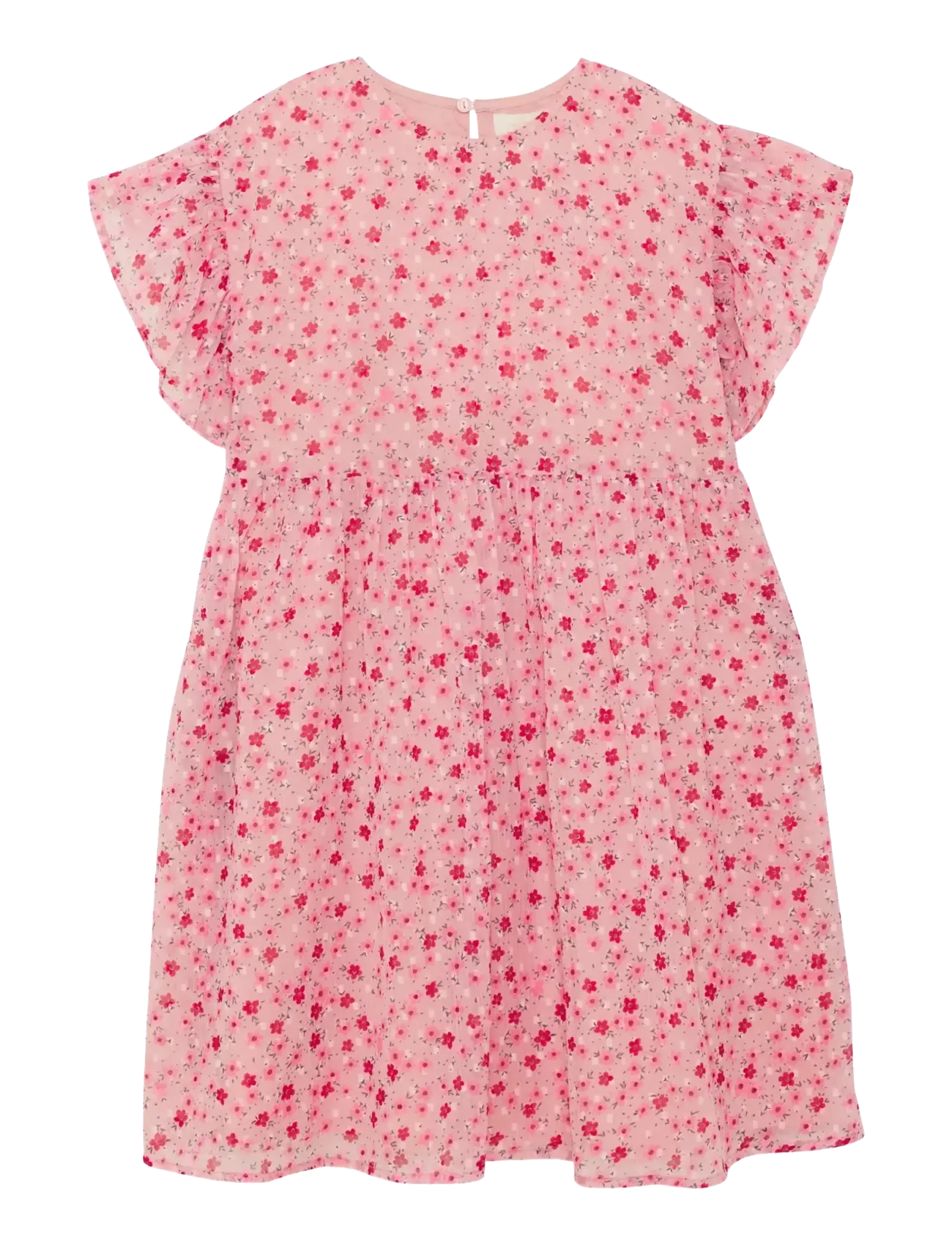Creamie Dress Flower Dobby - Nyheder - ROSE SMOKE / pink/rose