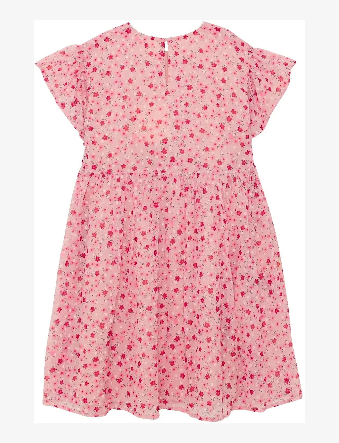 Creamie - Dress Flower Dobby - lühikeste varrukatega vabaaja kleidid - rose smoke - 2