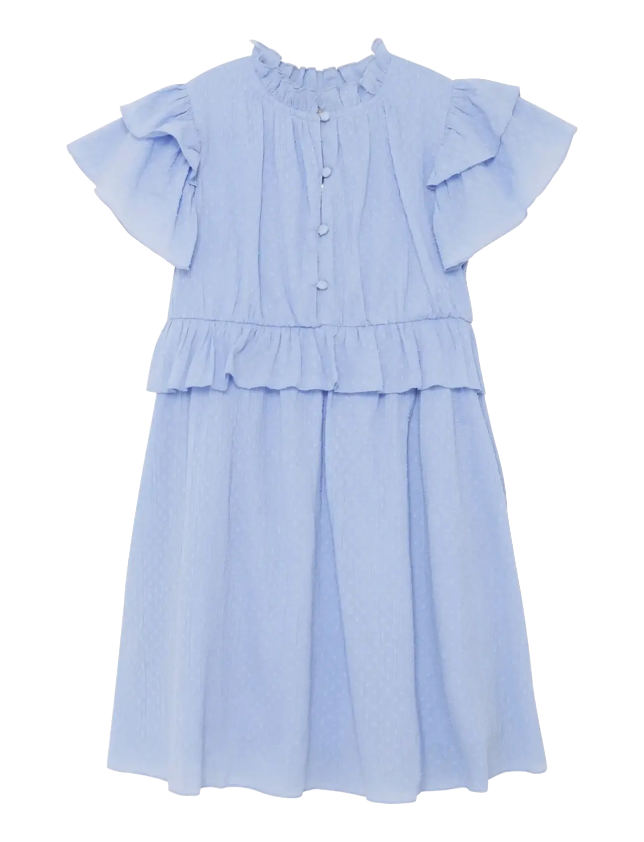 CREAMIE Kleid Dobby Blau - 116 - Kinder