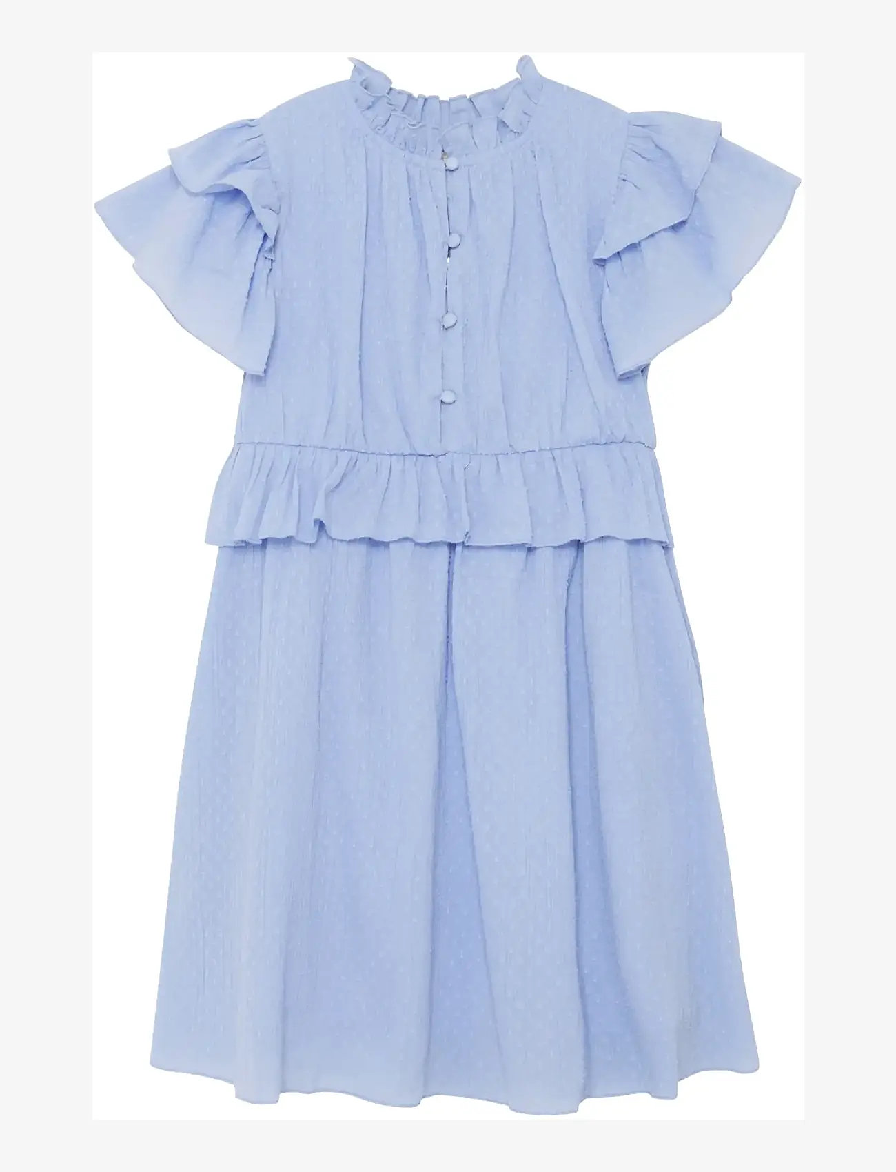 Creamie - Dress Dobby - kurzärmelige freizeitkleider - blue lustre - 1