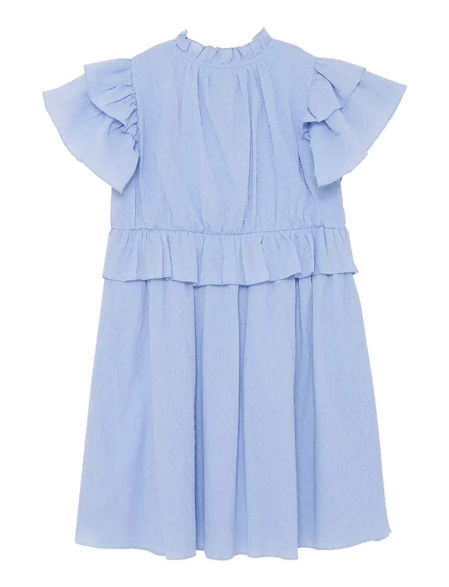 Creamie - Dress Dobby - kortærmede hverdagskjoler - blue lustre - 2