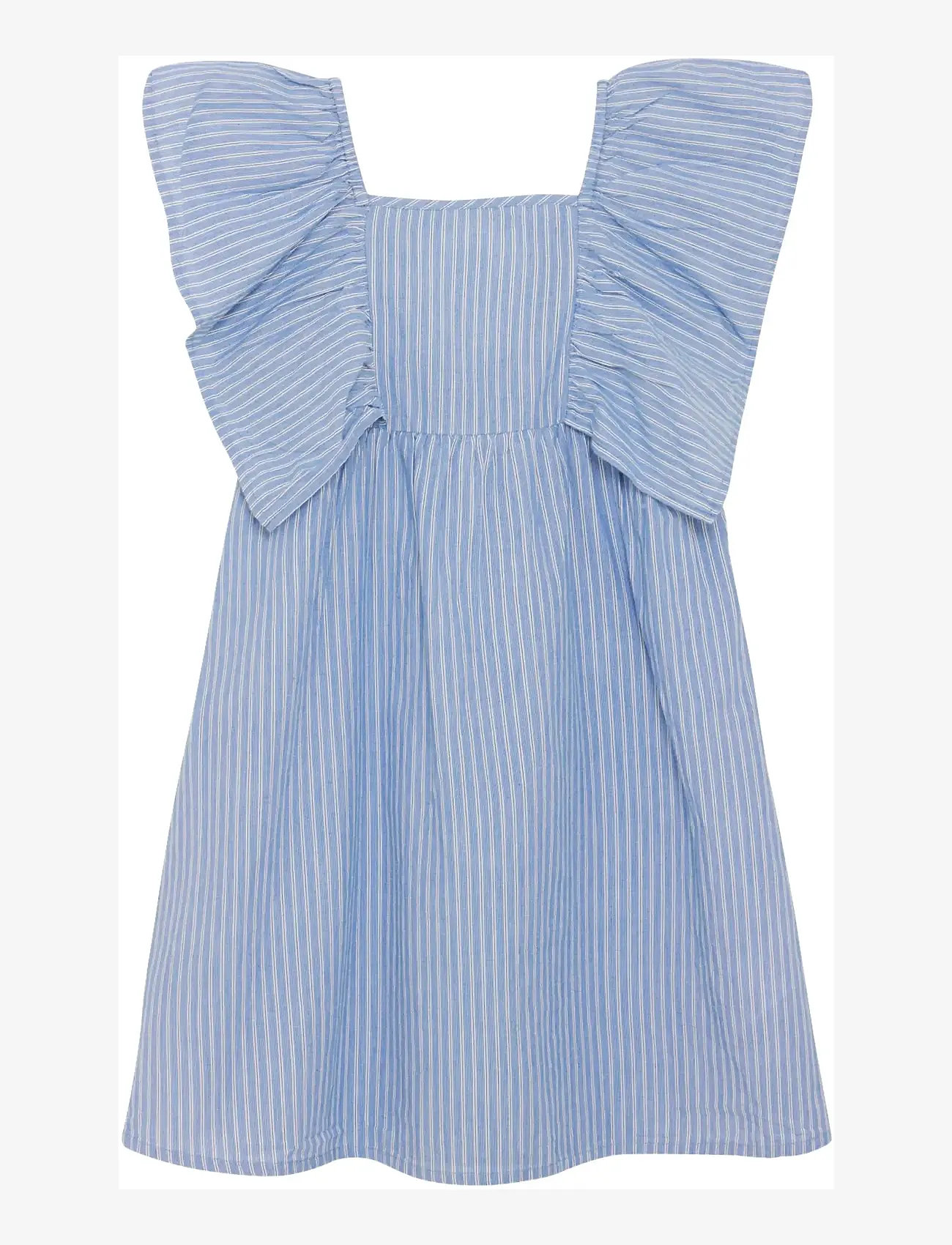 Creamie - Dress Woven Stripe - kurzärmelige freizeitkleider - blue lustre - 1