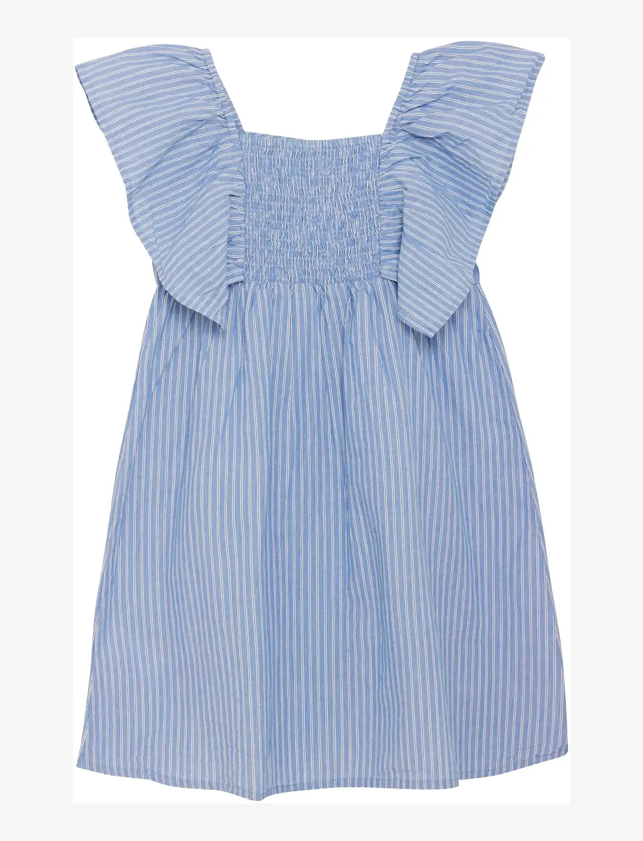 Creamie - Dress Woven Stripe - kurzärmelige freizeitkleider - blue lustre - 2