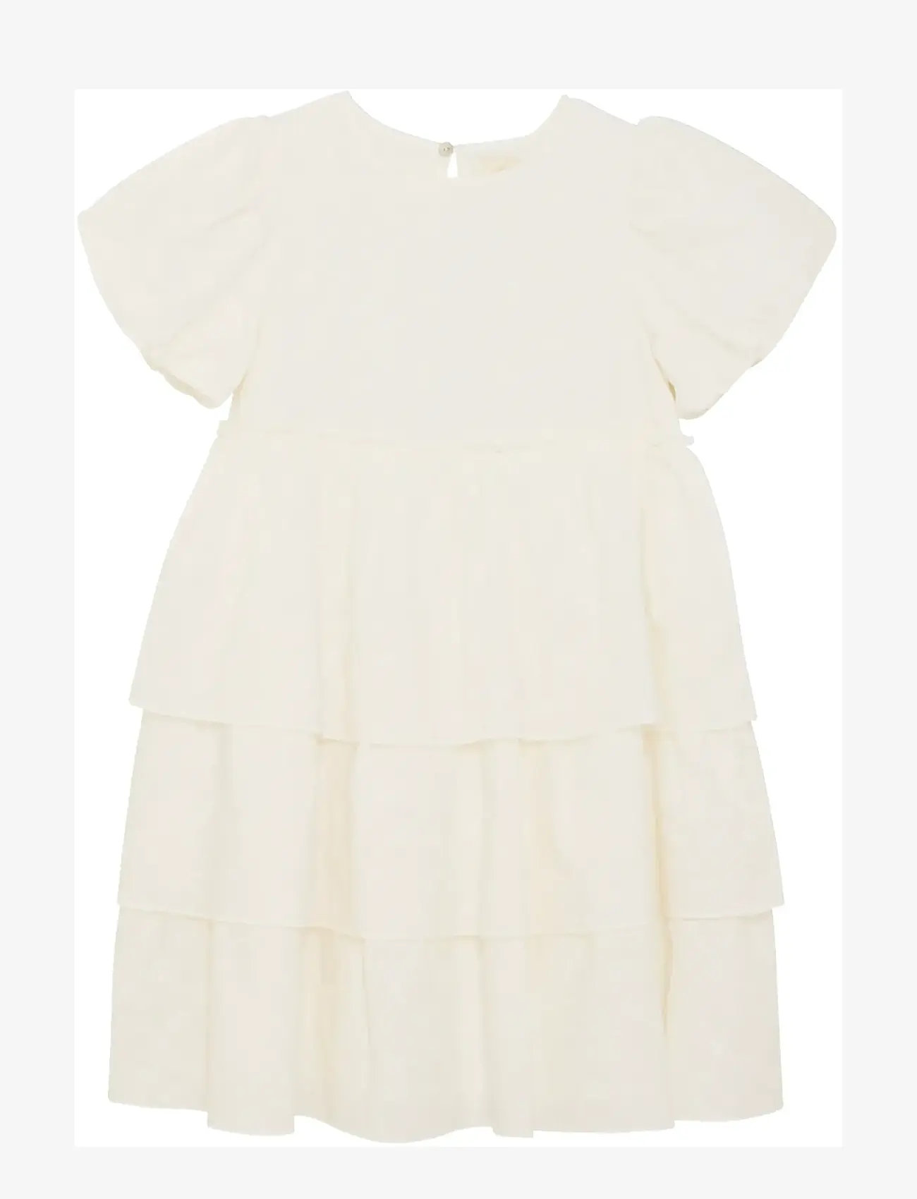 Creamie - Dress Embroidery - kortærmede hverdagskjoler - cloud - 0