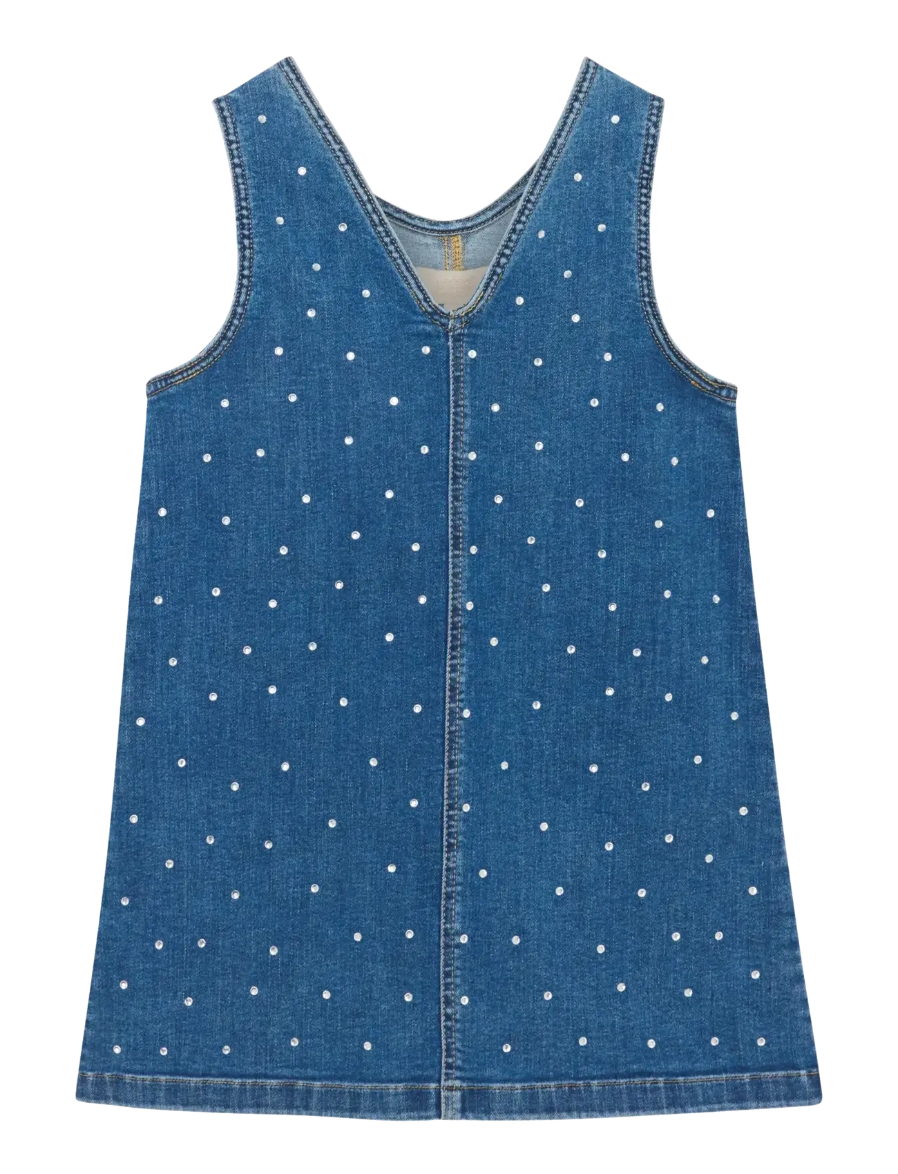 CREAMIE Spencer Denim Rhinestones Blau - 104 - Kinder