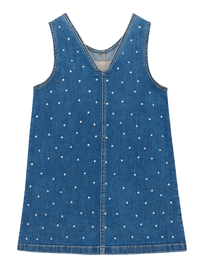Creamie - Spencer Denim Rhinestones - Ärmellose freizeitkleider - blue denim - 1