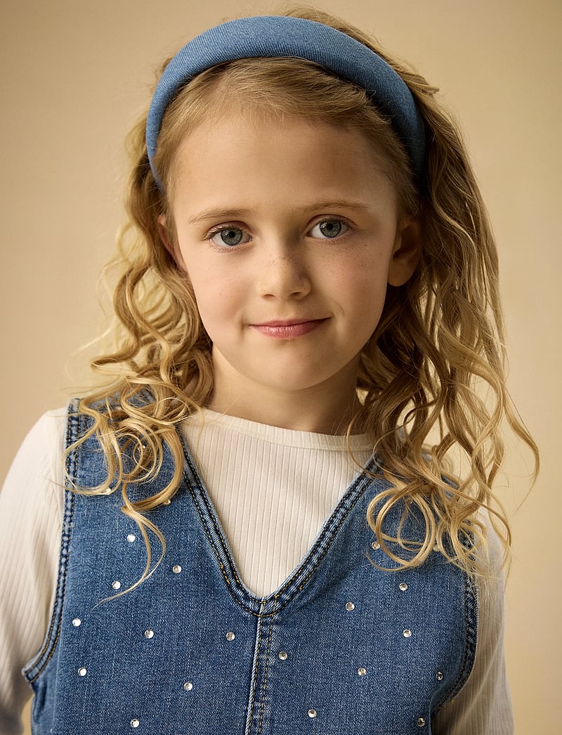 Creamie - Spencer Denim Rhinestones - Ärmellose freizeitkleider - blue denim - 3