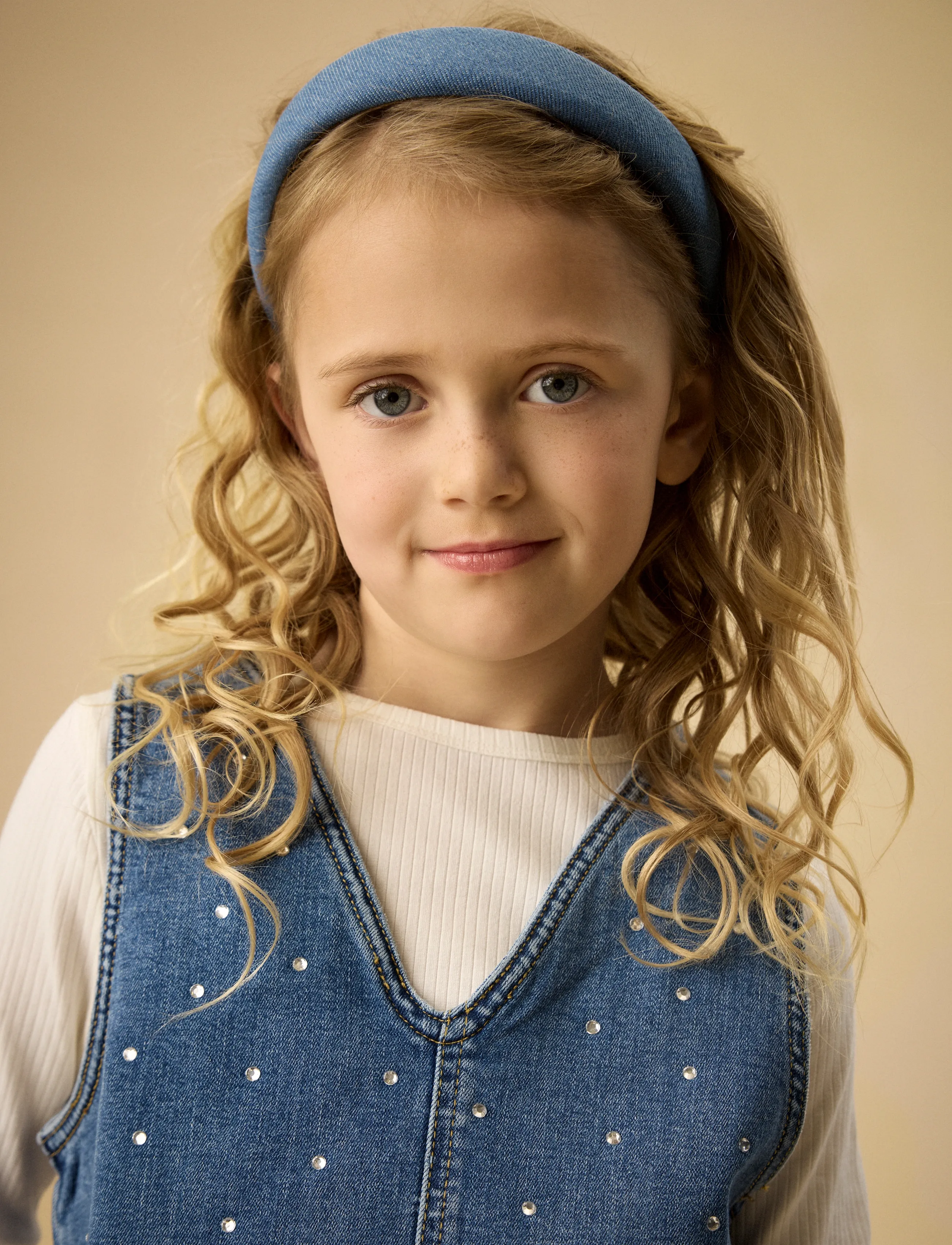 Creamie - Spencer Denim Rhinestones - Ärmellose freizeitkleider - blue denim - 3