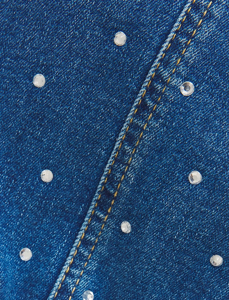 Creamie - Spencer Denim Rhinestones - Ärmellose freizeitkleider - blue denim - 4