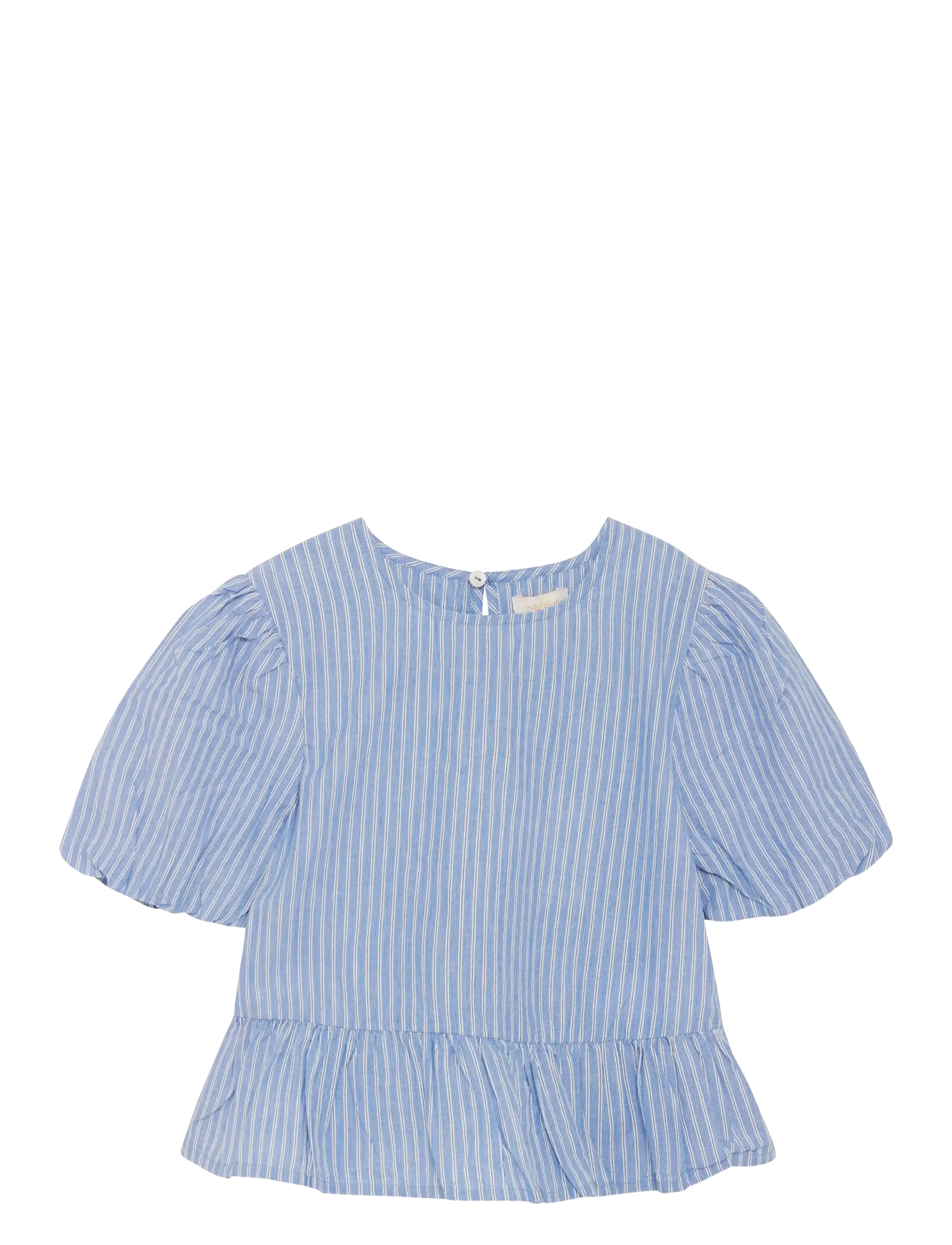 Creamie Top Woven Stripe - Kläder - BLUE LUSTRE / blue
