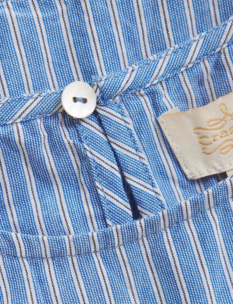Creamie - Top Woven Stripe - blusen & tuniken - blue lustre - 3