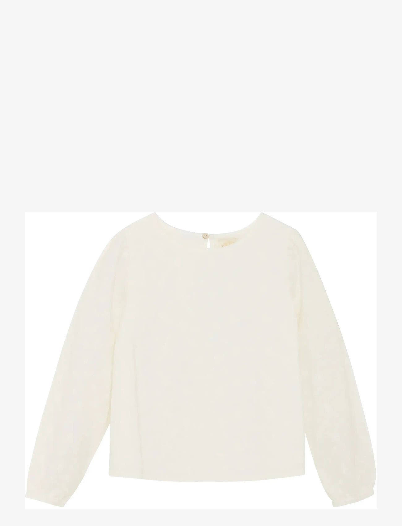 Creamie - Blouse Embroidery - blouses & tunics - cloud - 1