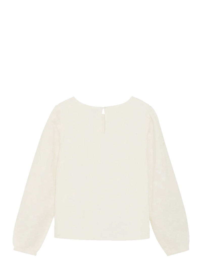 Creamie - Blouse Embroidery - blouses & tunics - cloud - 2