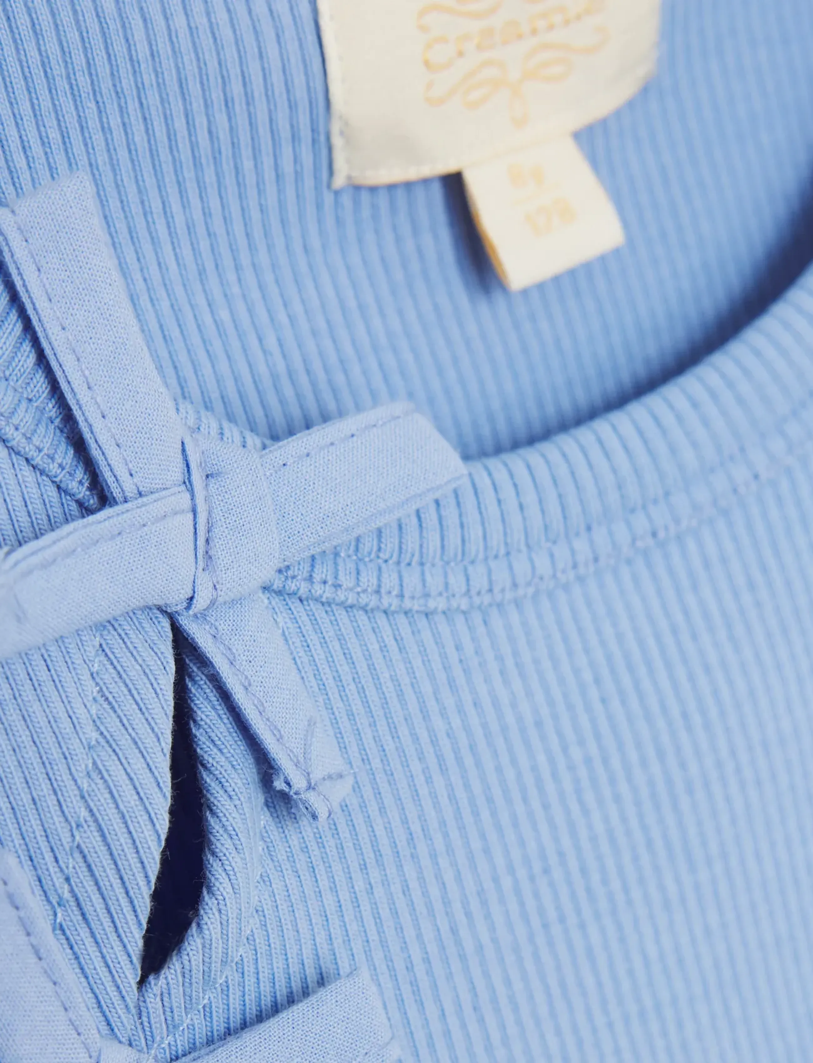 Creamie - T-shirt SS Rib - kurzärmelige - blue lustre - 2