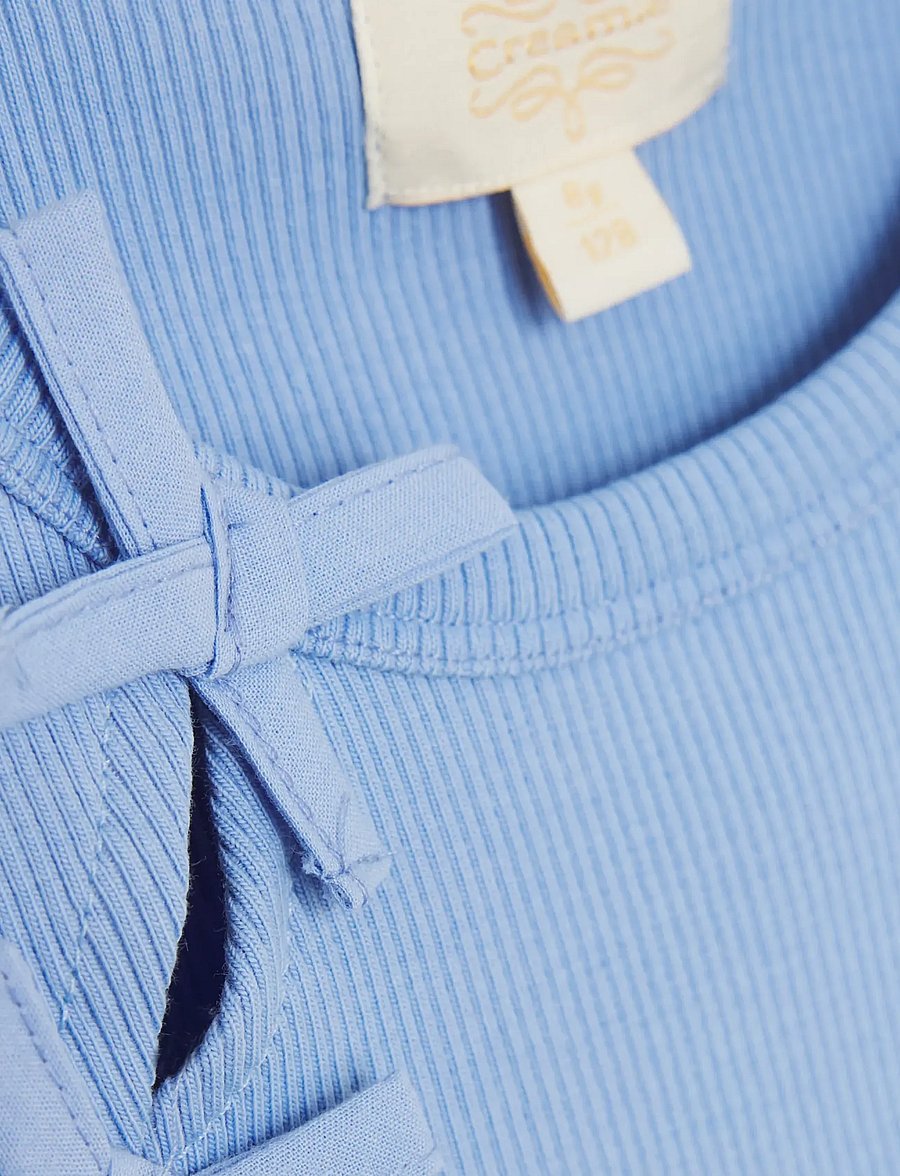 Creamie - T-shirt SS Rib - kurzärmelige - blue lustre - 2