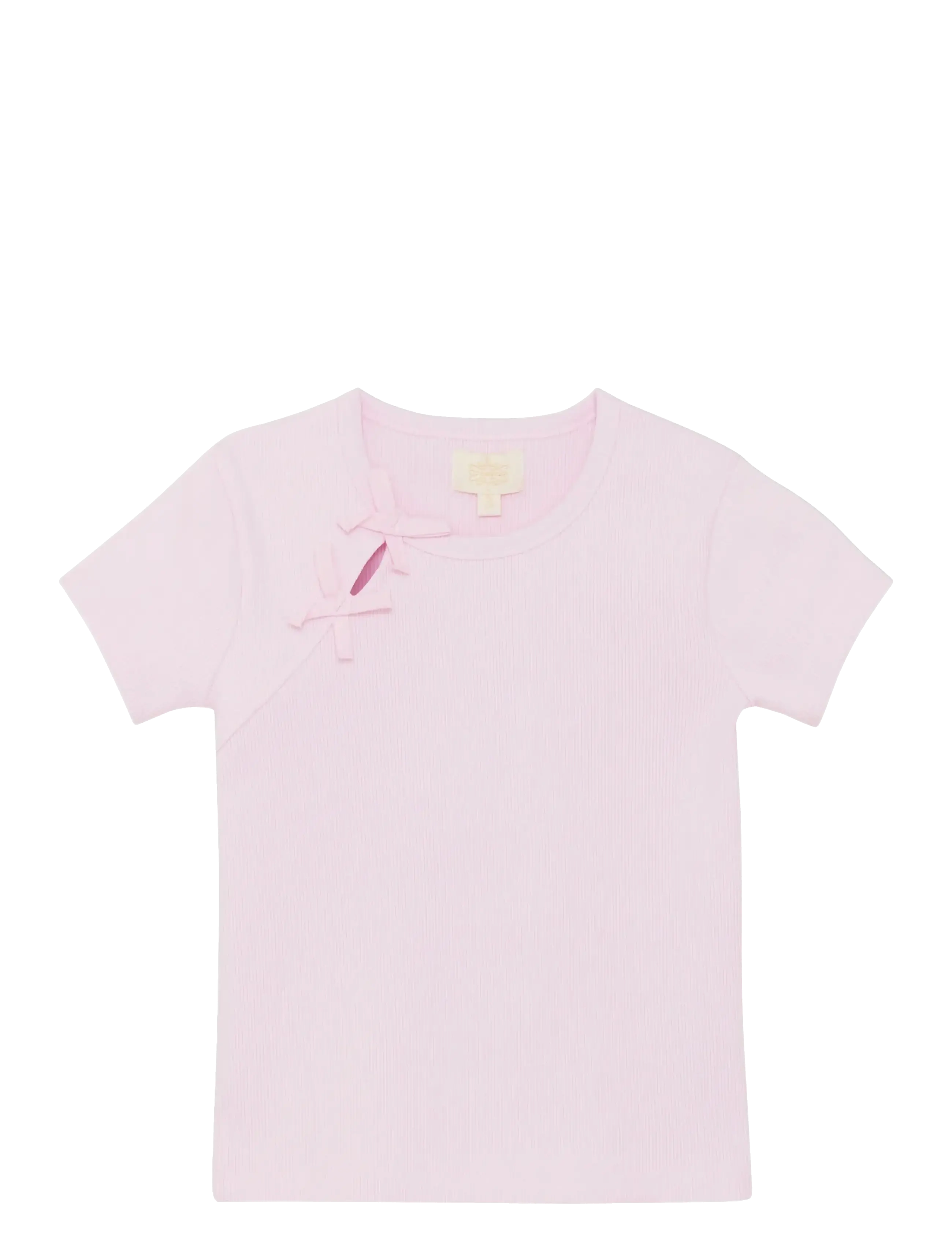 CREAMIE T-Shirt Ss Rib Pink - 152 - Kinder