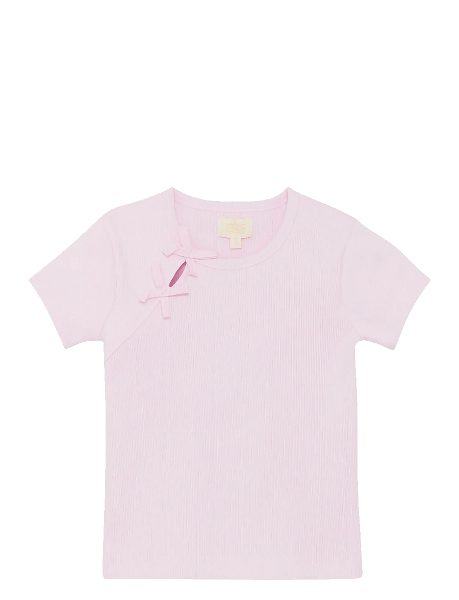 Creamie - T-shirt SS Rib - kortärmade t-shirts - rose pink - 1