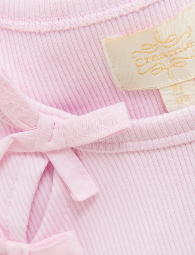 Creamie - T-shirt SS Rib - kortærmede t-shirts - rose pink - 3