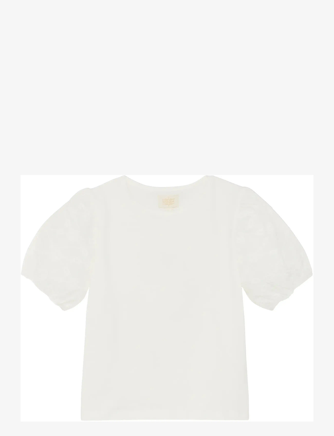 Creamie - T-shirt SS Embroidery - lühikeste varrukatega t-särgid - cloud - 0