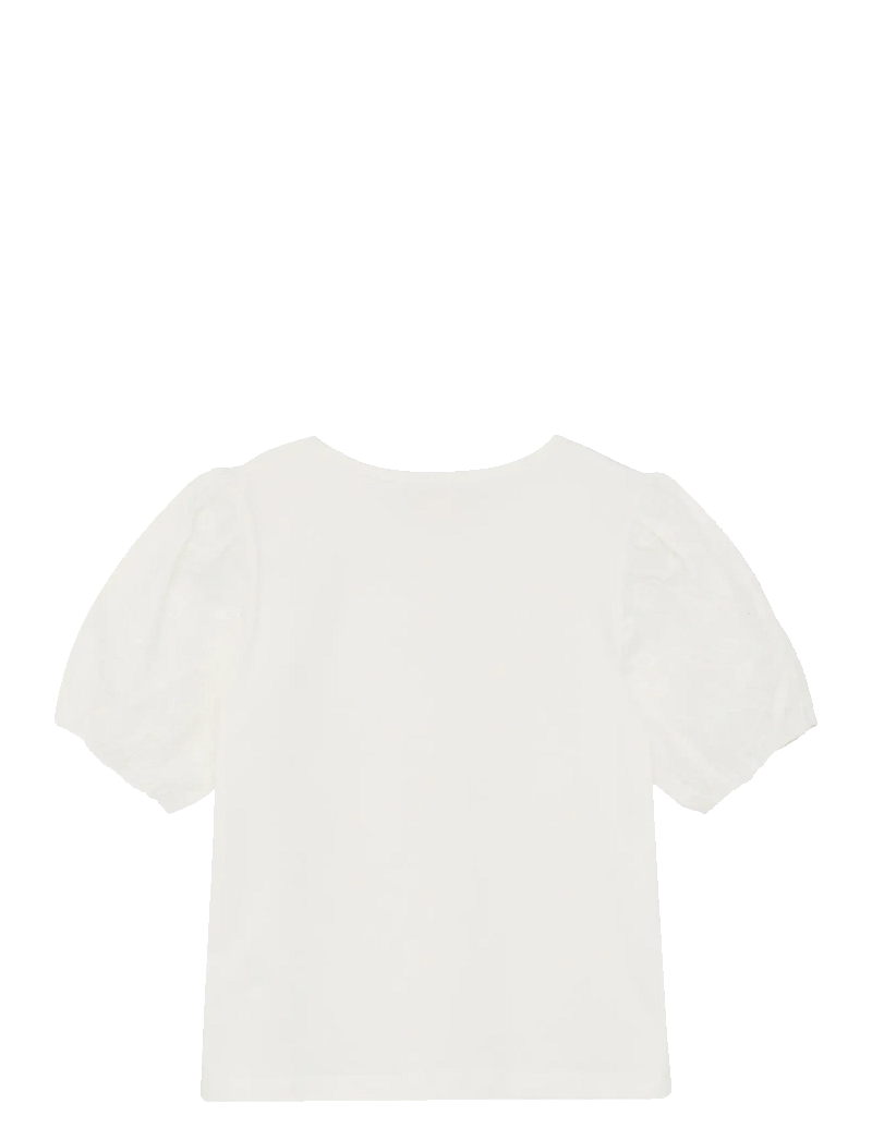 Creamie - T-shirt SS Embroidery - lühikeste varrukatega t-särgid - cloud - 1