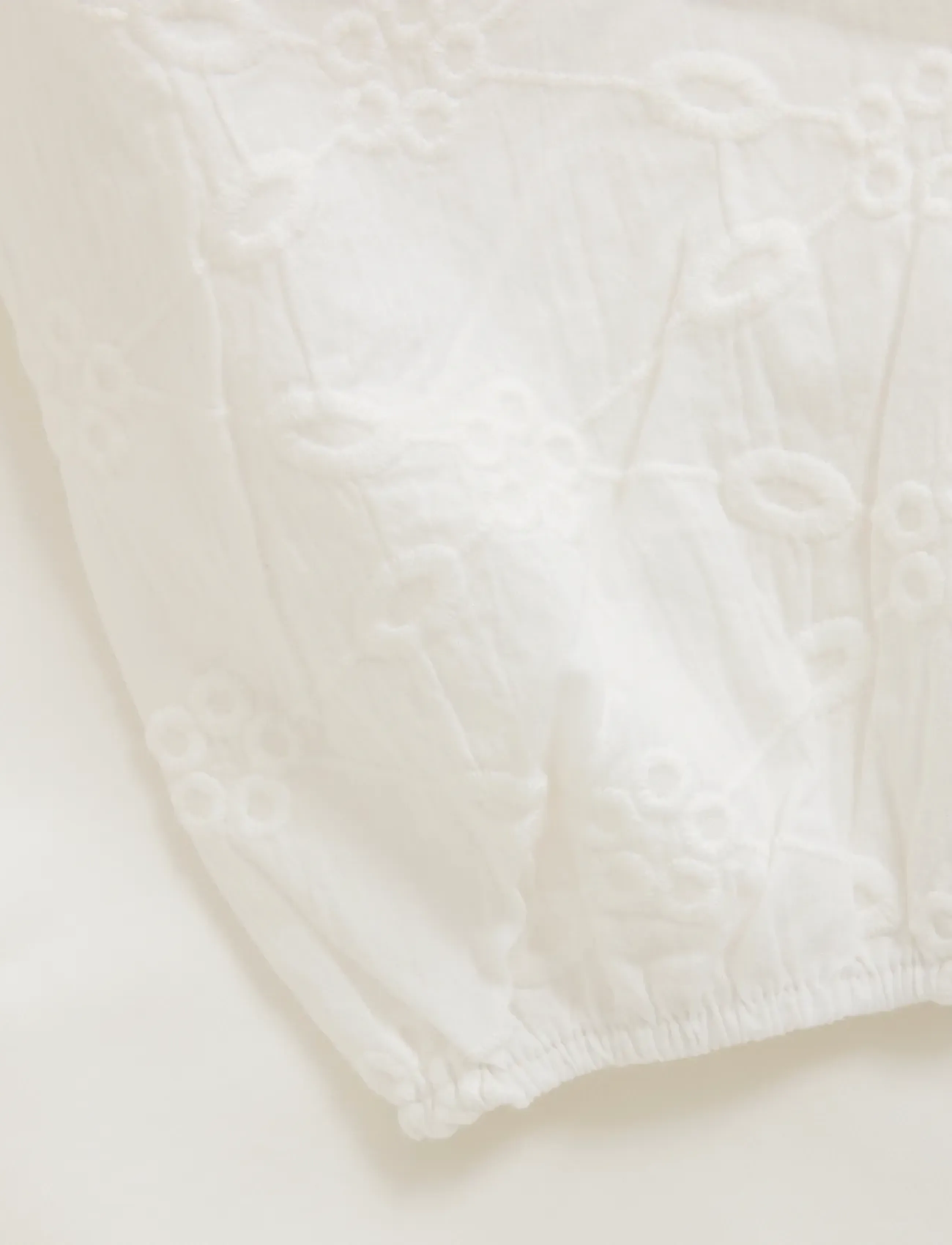 Creamie - T-shirt SS Embroidery - lühikeste varrukatega t-särgid - cloud - 2