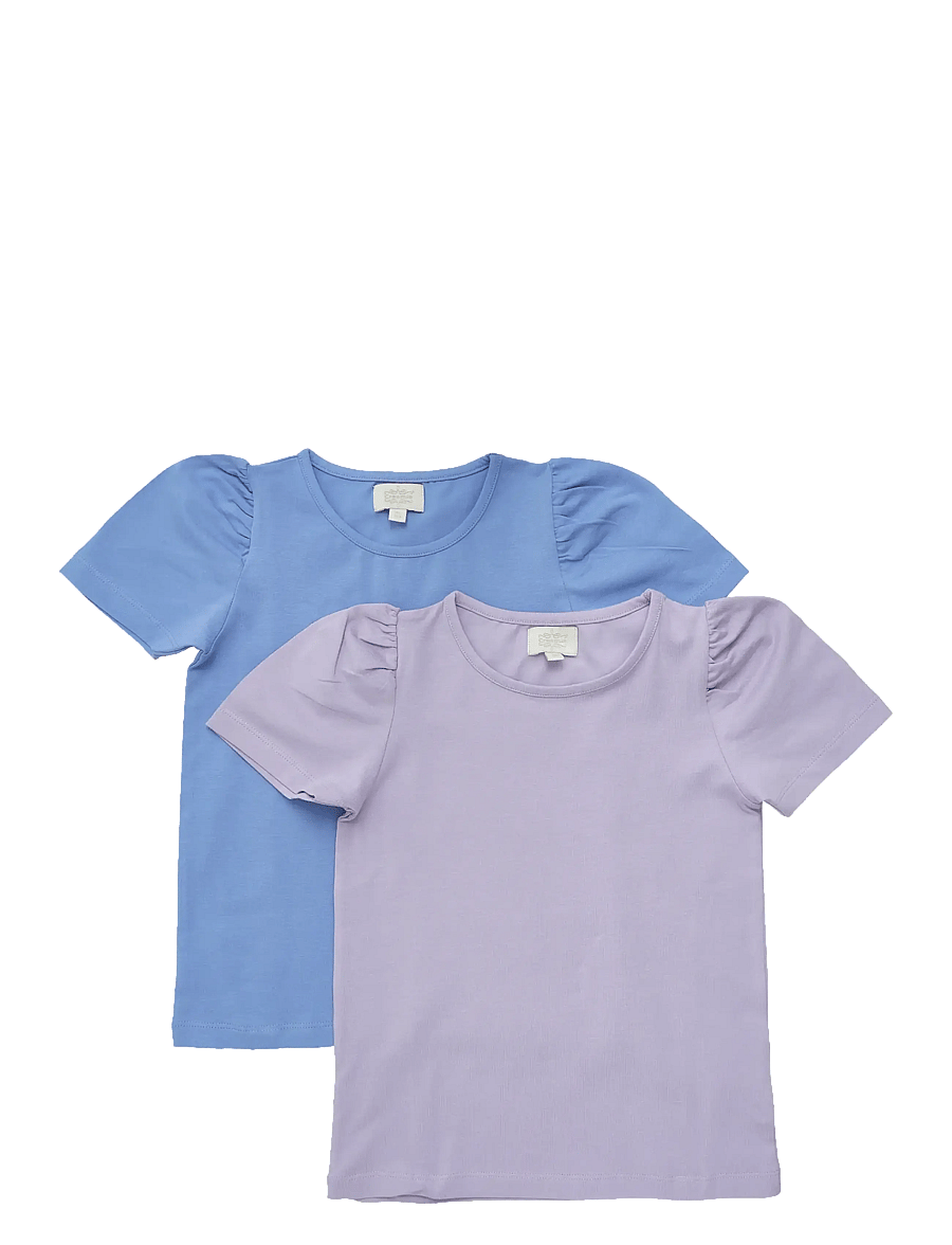 Creamie - T-shirt SS 2-Pack - t-shirts - blue lustre - 0