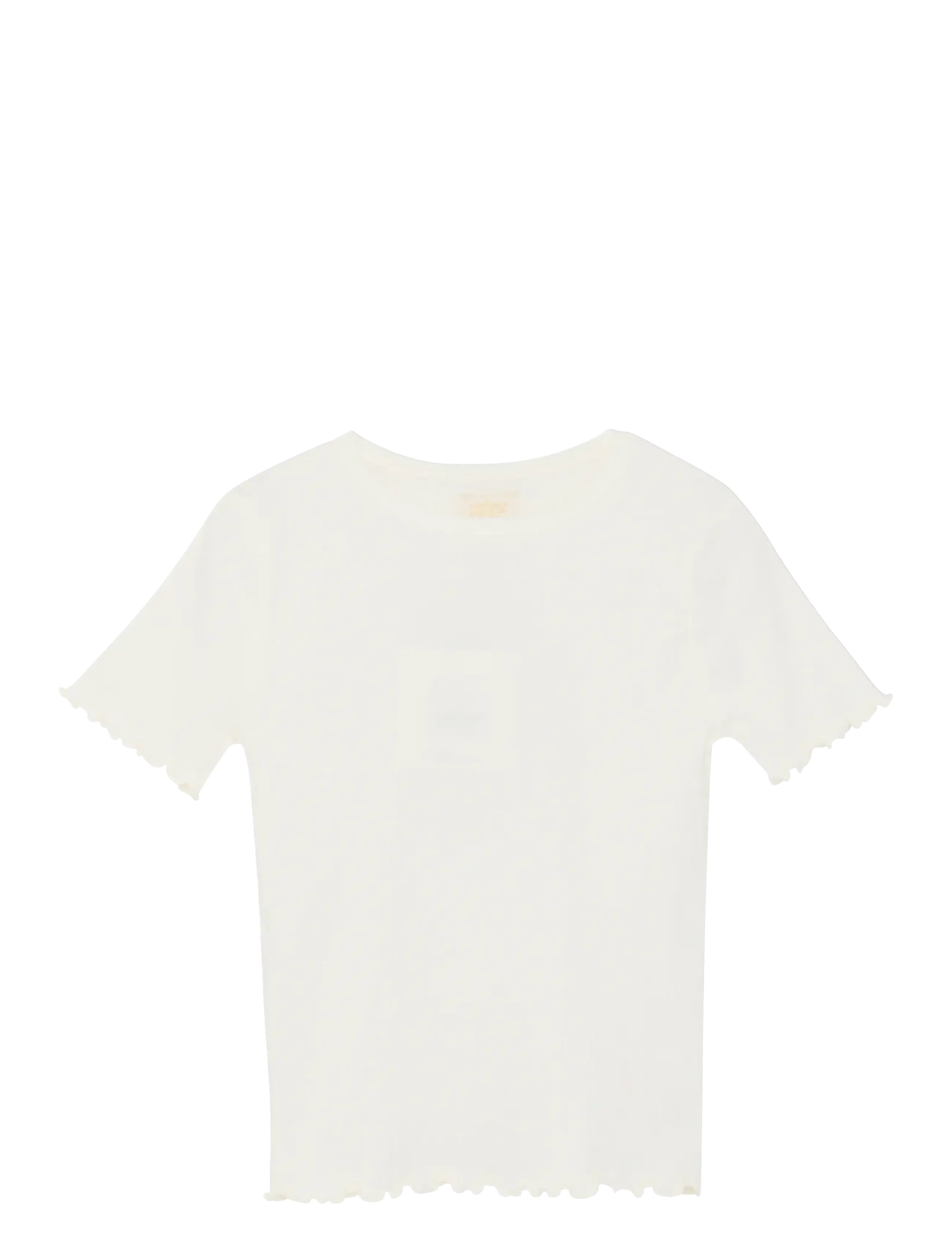 CREAMIE T-Shirt Ss Modal Cream - 140 - Kinder