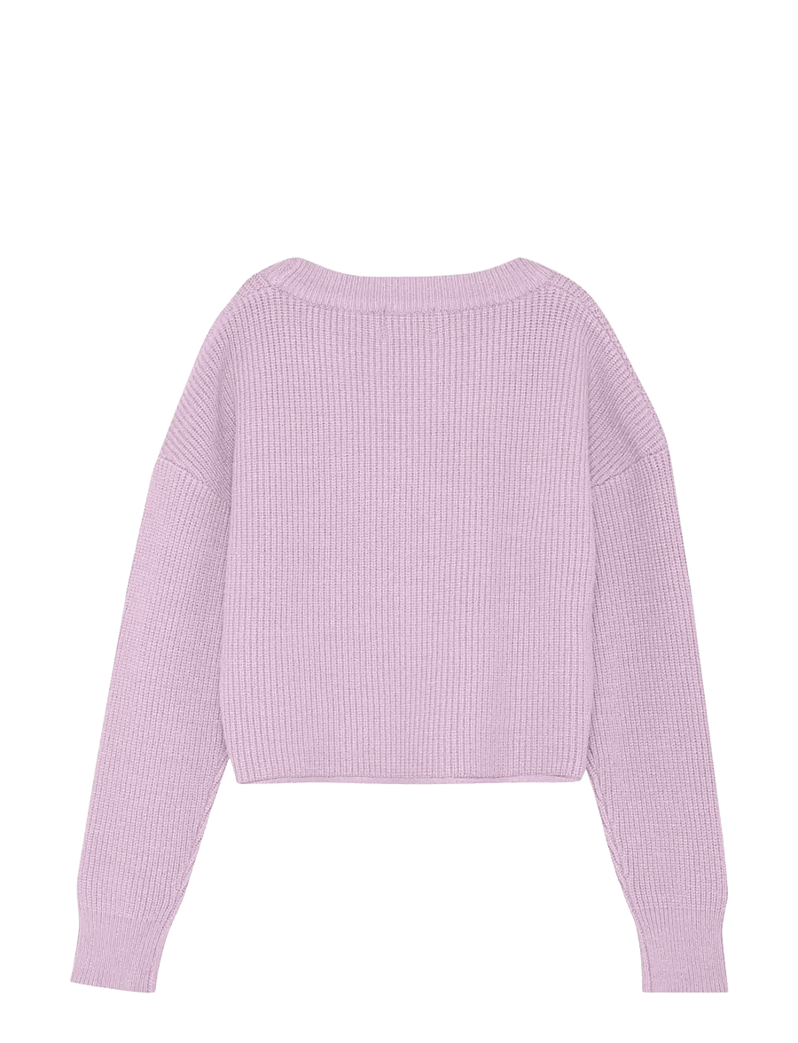 Creamie - Cardigan Knit - cardigans - lavender frost - 2