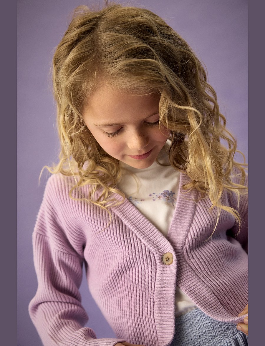 Creamie - Cardigan Knit - gebreide vesten - lavender frost - 0