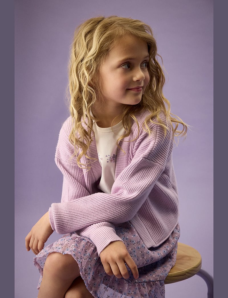 Creamie - Cardigan Knit - cardigans - lavender frost - 3