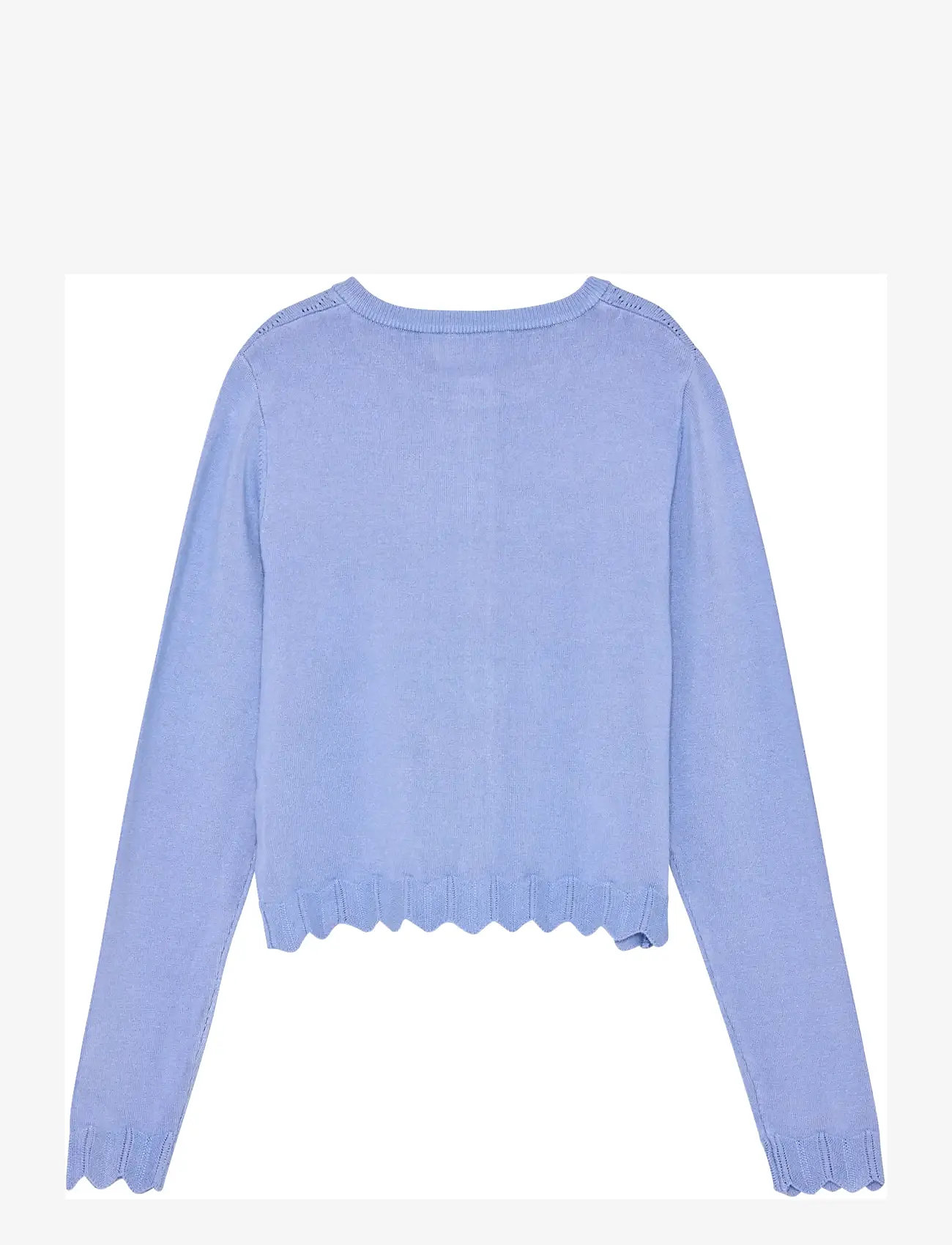 Creamie - Cardigan Pointelle - koftor - blue lustre - 1