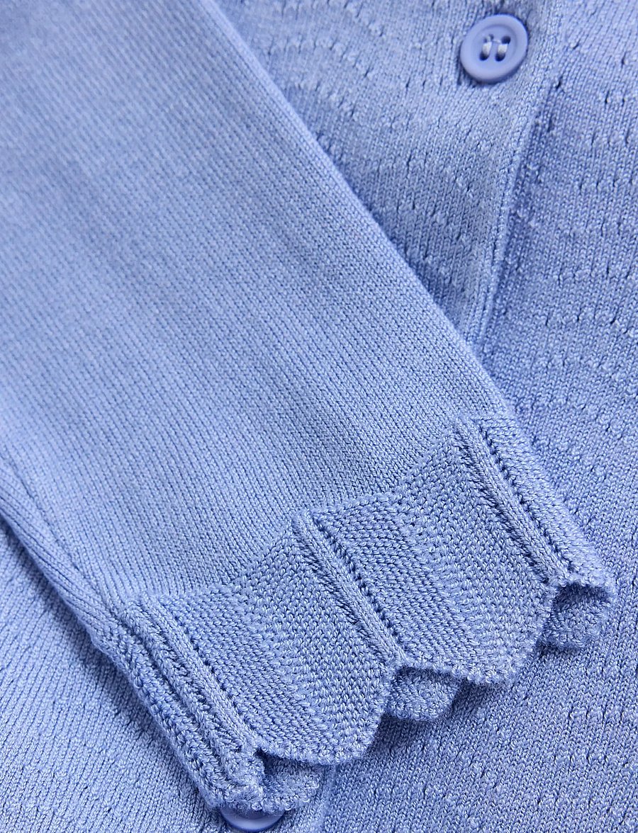Creamie - Cardigan Pointelle - neuletakit - blue lustre - 2