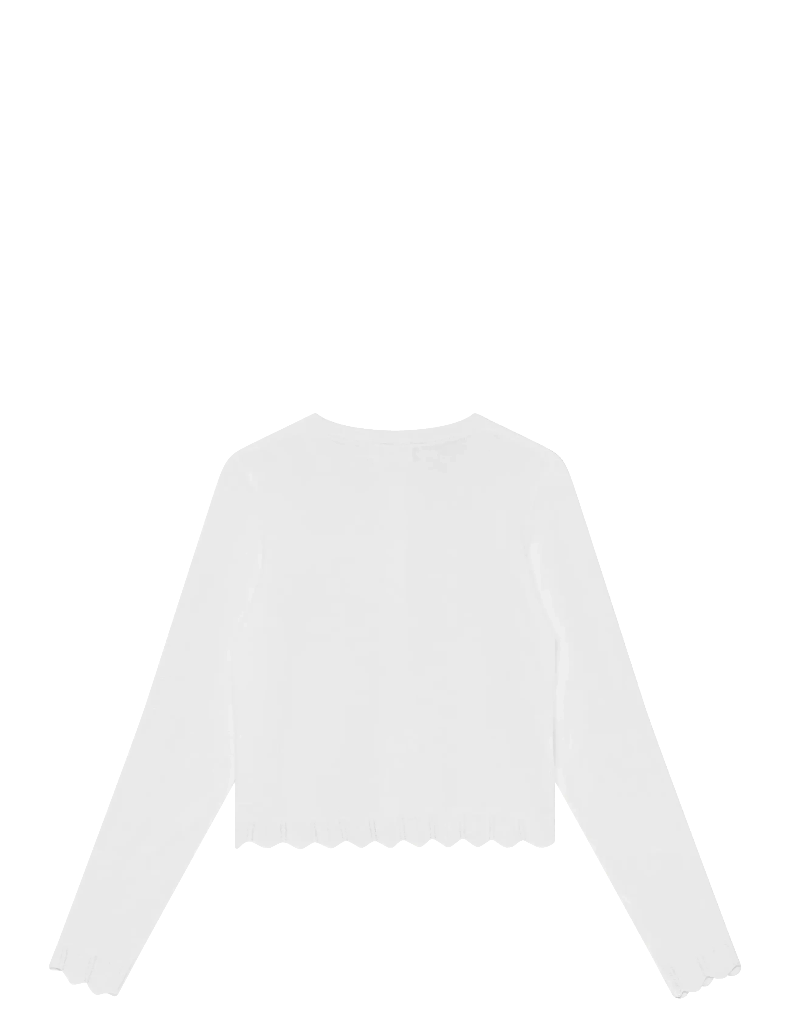 Creamie - Cardigan Pointelle - cardigans - cloud - 1