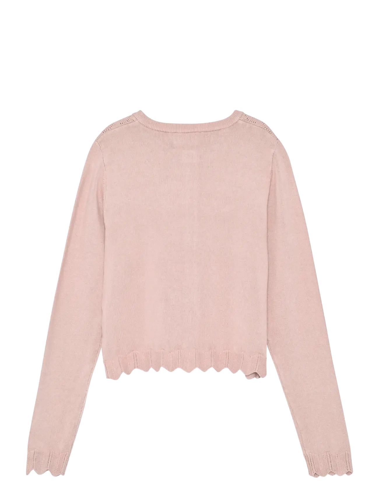 Creamie - Cardigan Pointelle - cardigans - rose smoke - 1